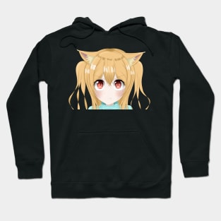 Pouting Anime Cat Girl Hoodie